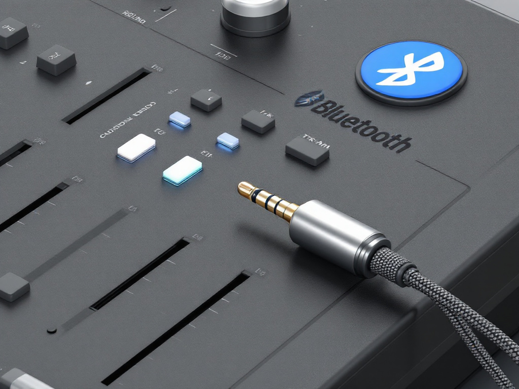 liaison avec le matériel grace a la table de mixage bluetooth fournie